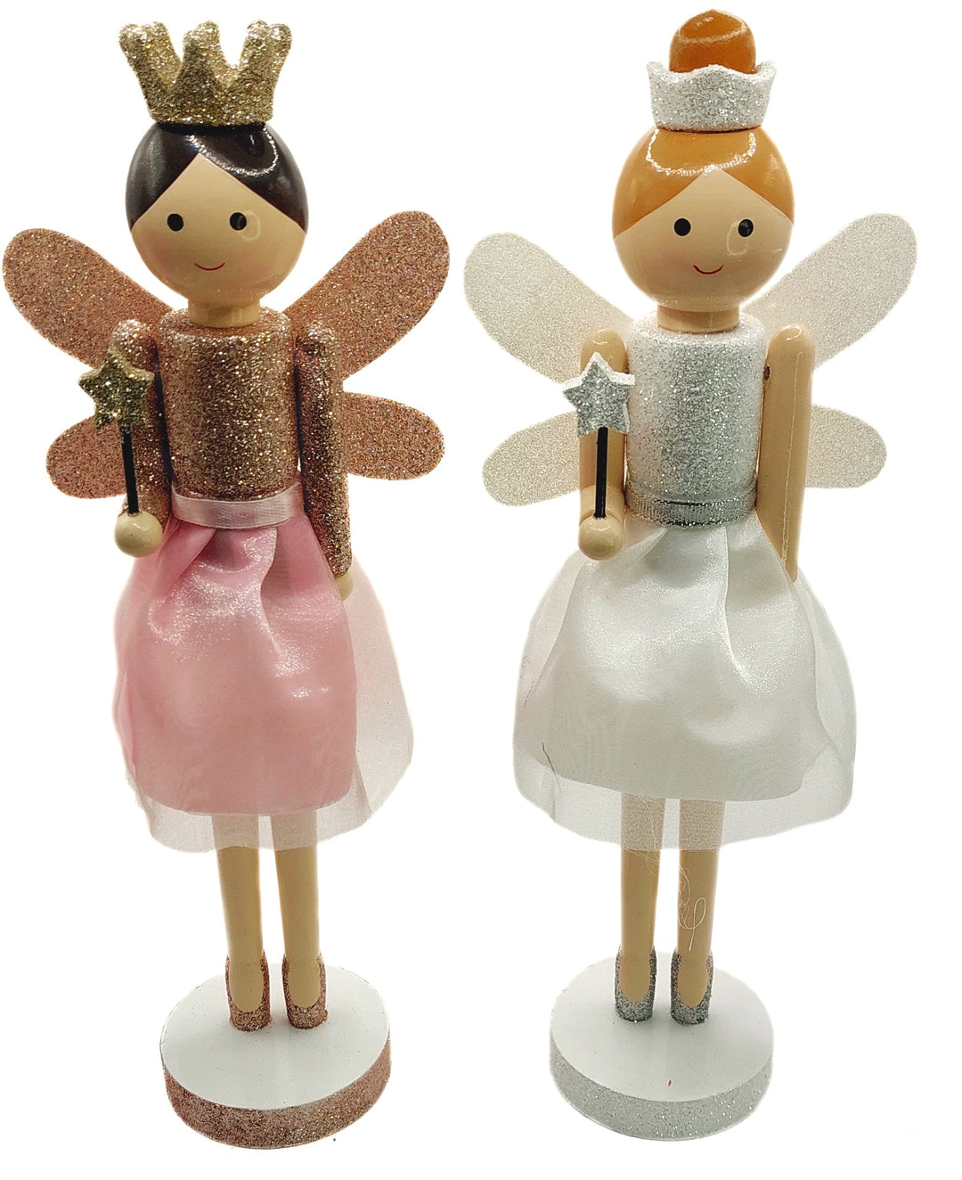 Glittering Fairy Nutcracker Princess Wizardi F07M6-2 White