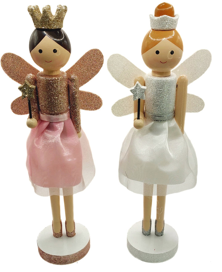 Glittering Fairy Nutcracker Princess Wizardi F07M6-2 White