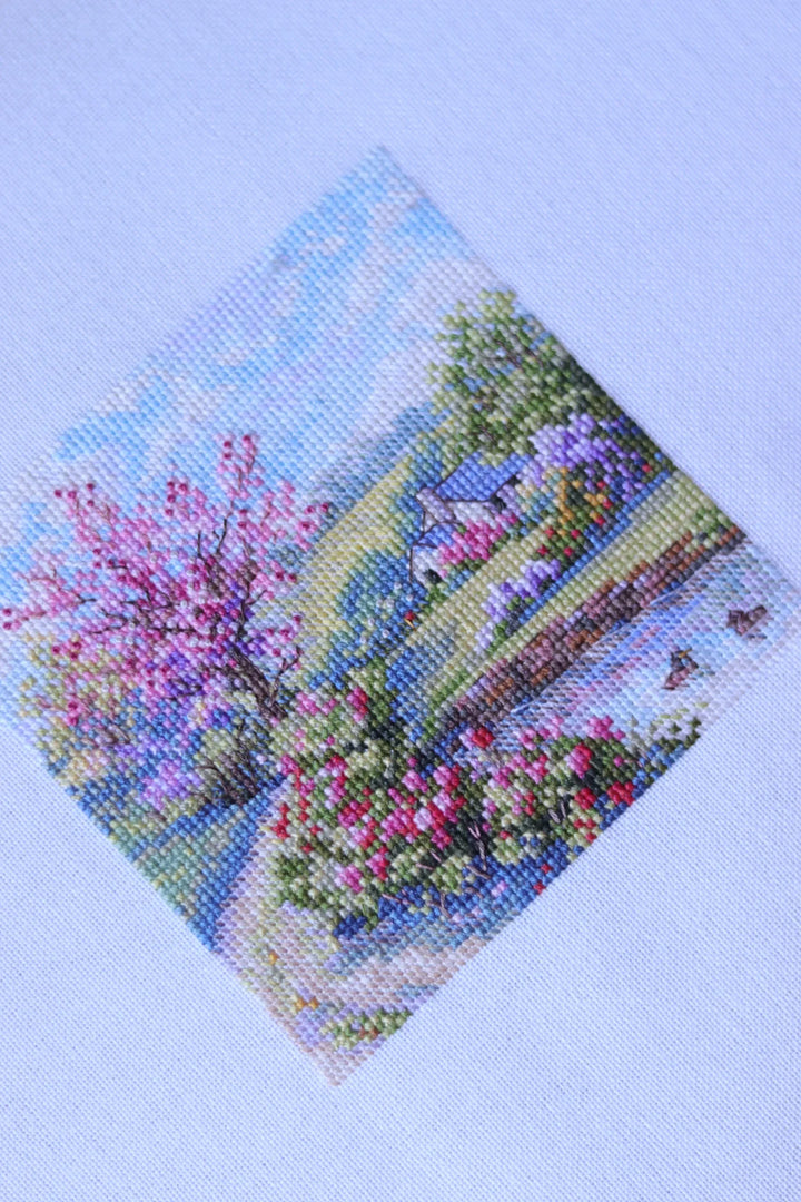 Spring K-268A Counted Cross-Stitch Kit