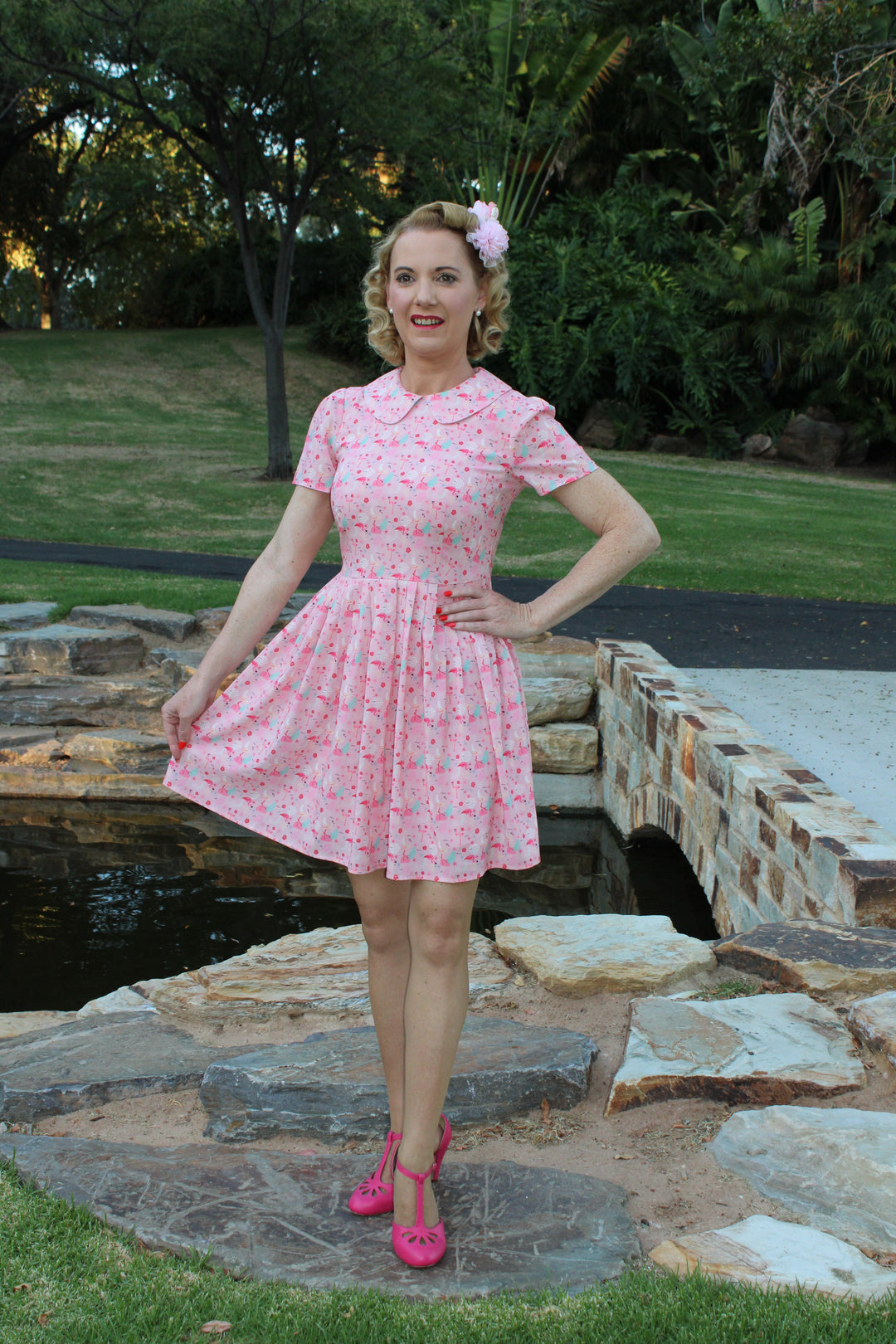 Mid Mod Babydoll Circle Dress