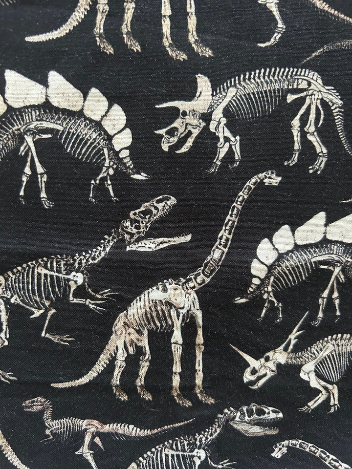 Dino Bones Bow Top - 1X only, 1 left!