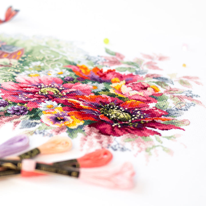 The Old Manor 210-209 Counted Cross-Stitch Kit