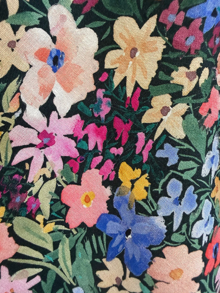 Painted Floral Greta Dress