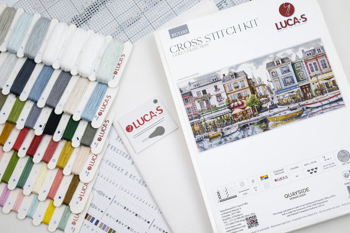 Quayside Counted Cross-Stitch Kit by Luca-S BU5103L