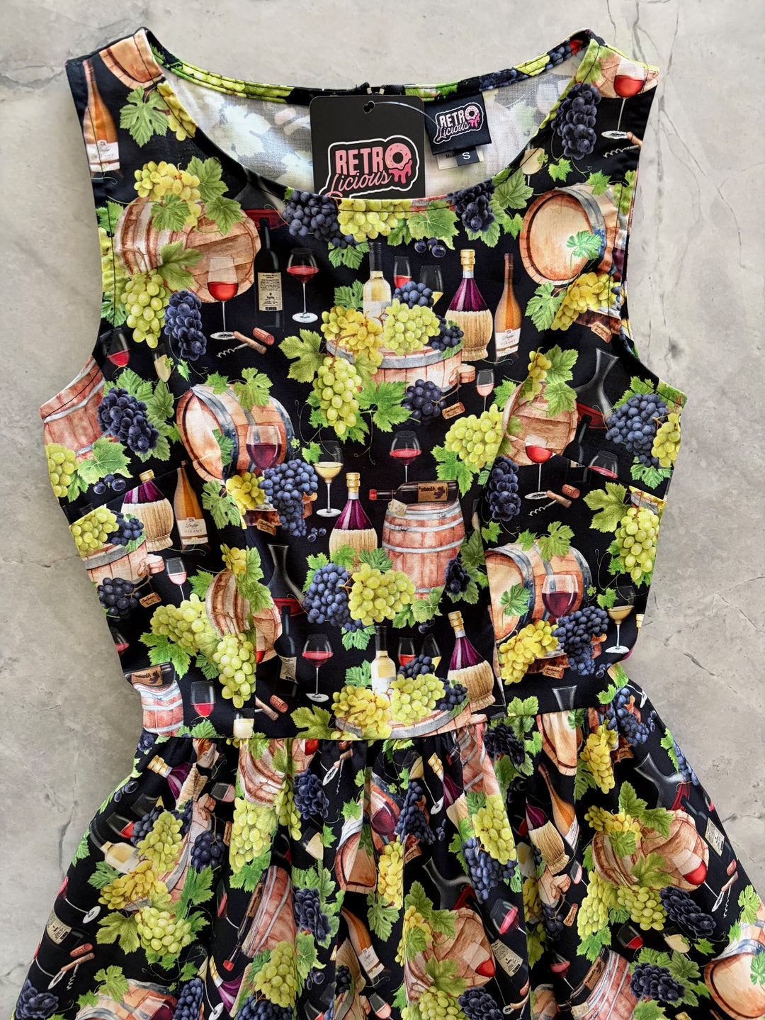 Wine Vintage Dress