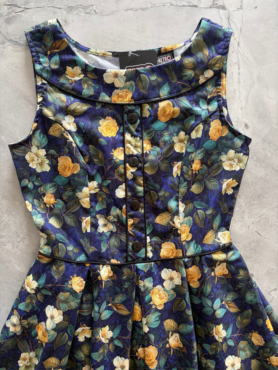 Elizabeth Dress in Rose Floral