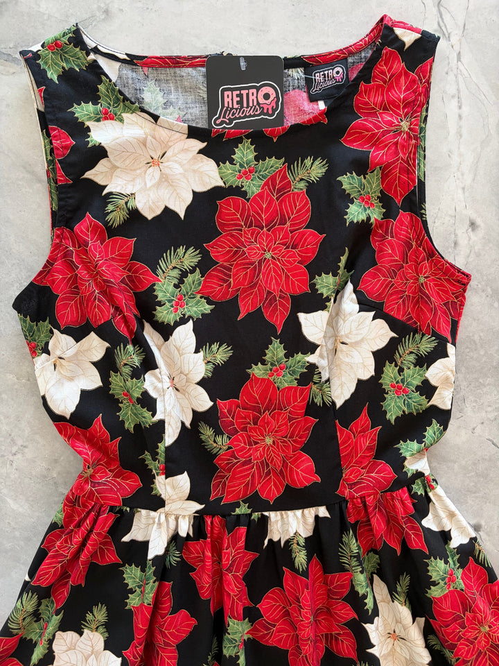 Poinsettia Vintage Dress