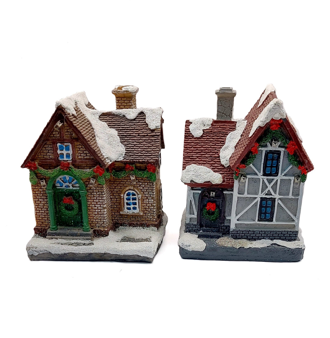 Gray House. Christmas Village by Wizardi F07-N1-6-600100A