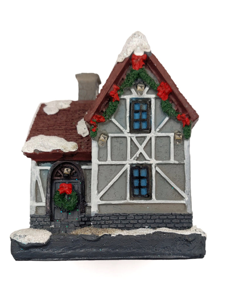 Gray House. Christmas Village by Wizardi F07-N1-6-600100A