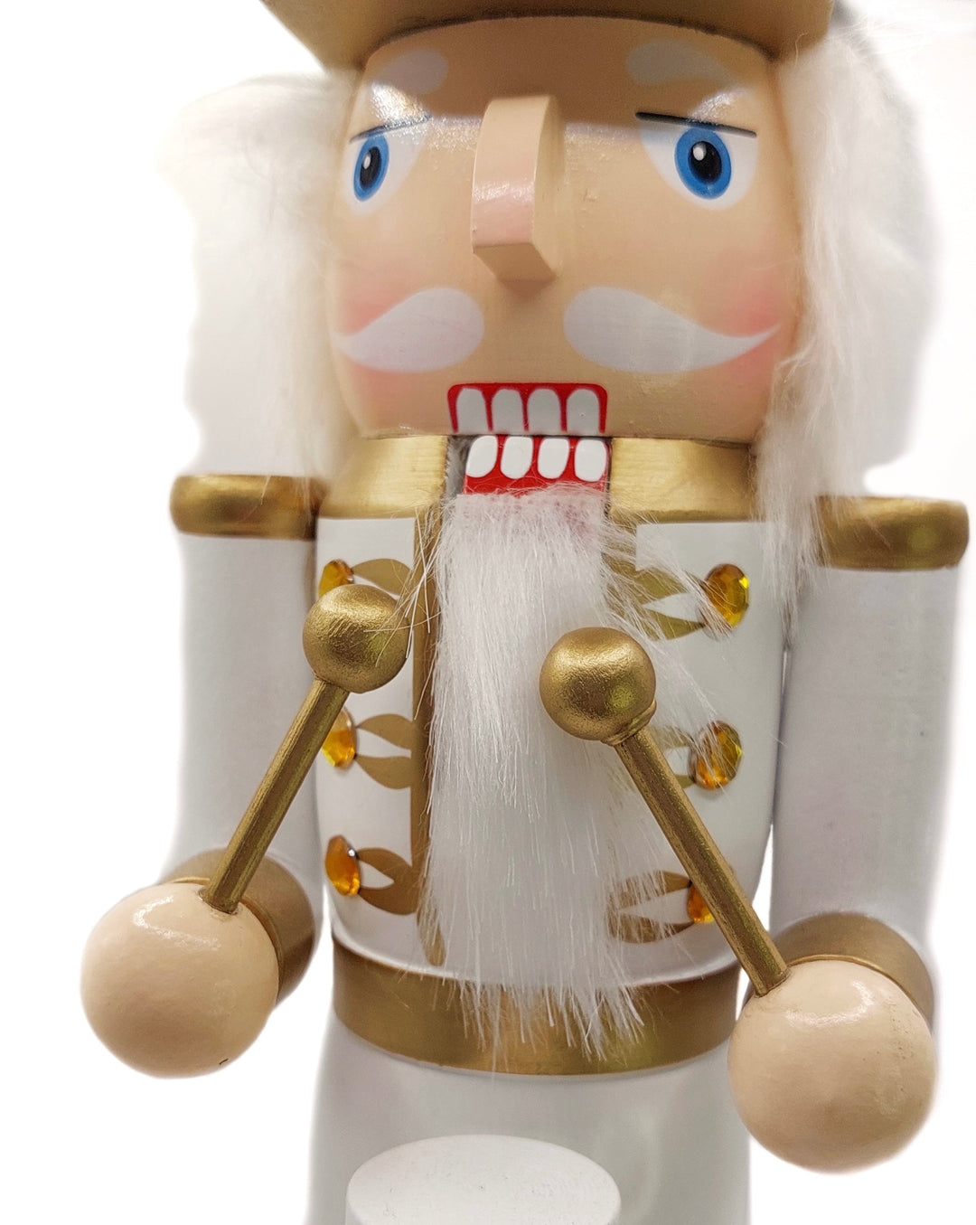 Christmas Nutcracker the Drummer. Wizardi Classic Wooden Festive Decoration F07M14-45-N01315A