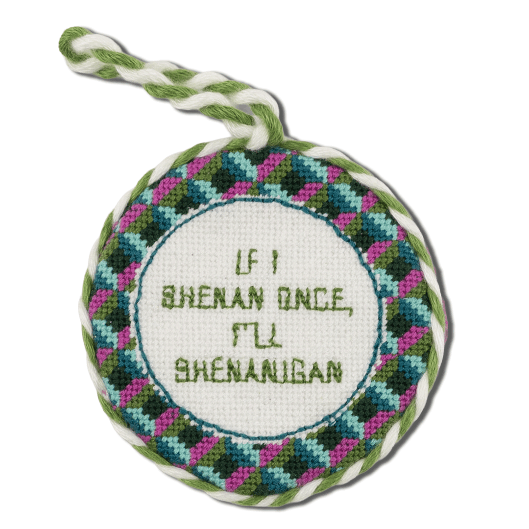 Needlepoint Ornament - Shenanigans