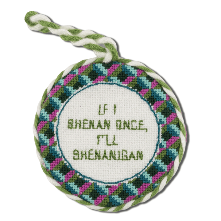 Needlepoint Ornament - Shenanigans