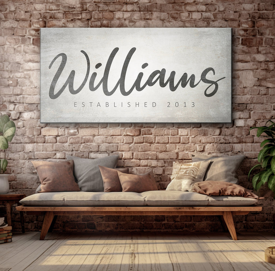 Family Name Sign IV