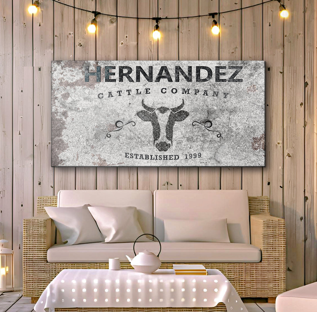 Cattle Company Sign II