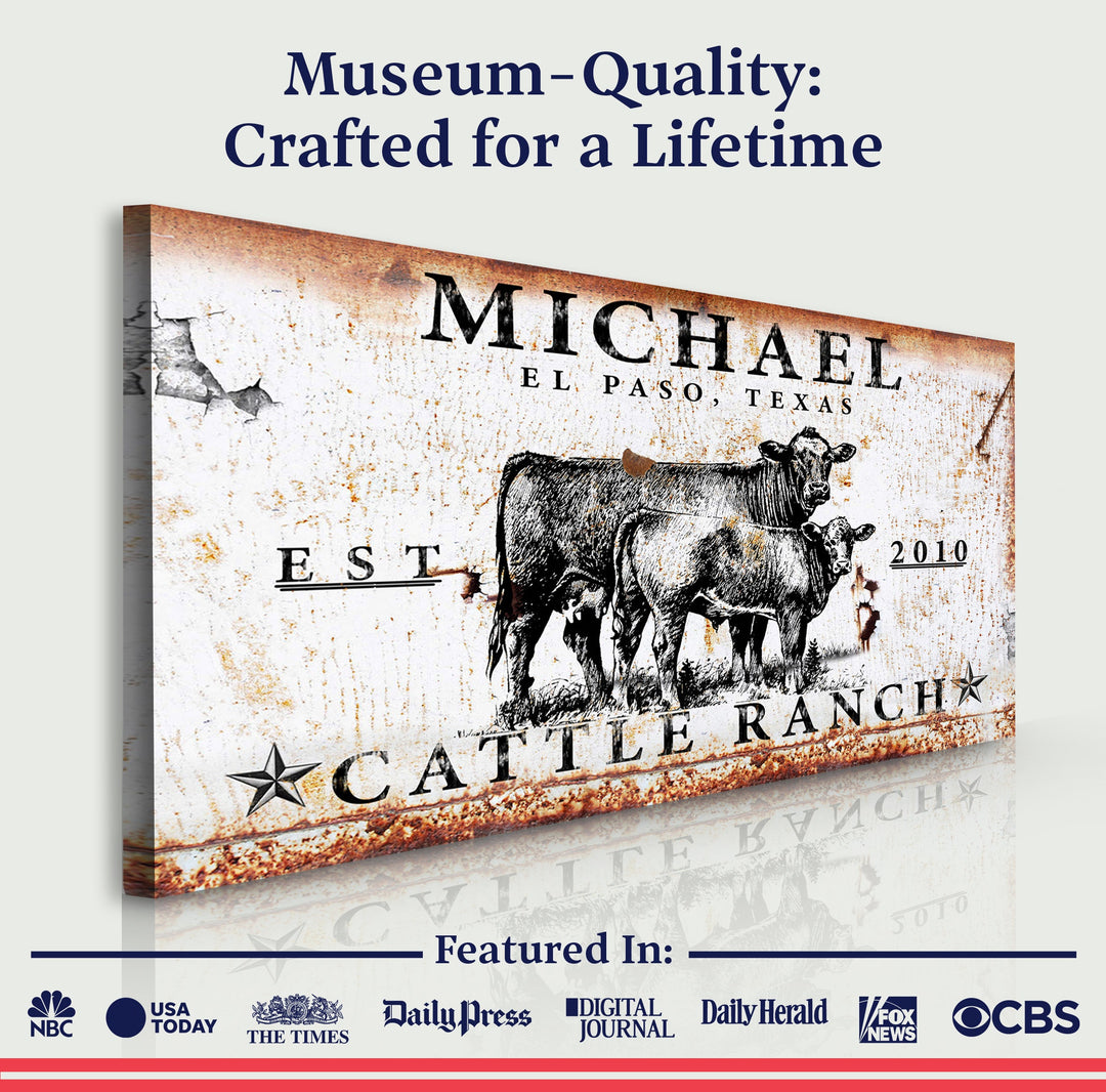 Cattle Ranch Sign II