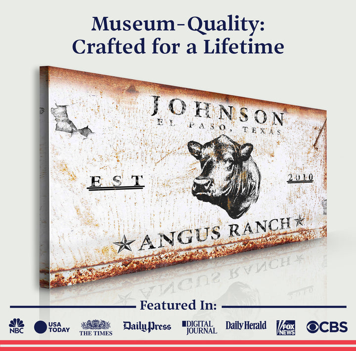 Angus Ranch Sign III