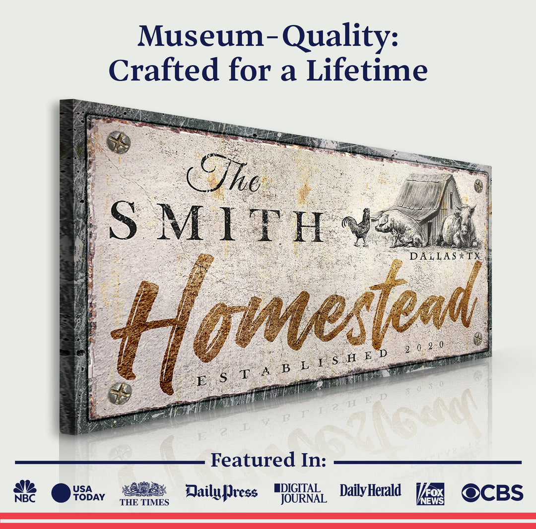 Homestead Sign IV