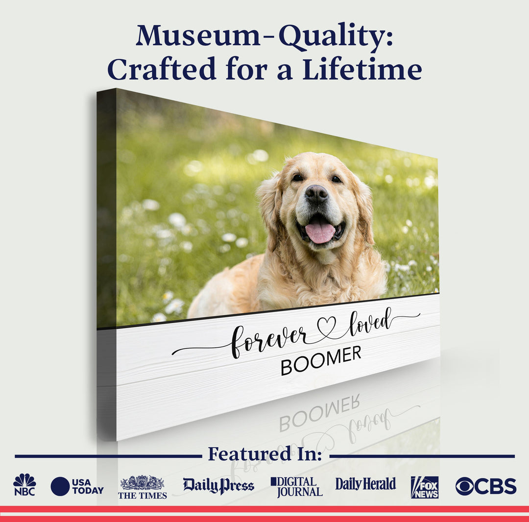 Pet Memorial Sign Forever Loved