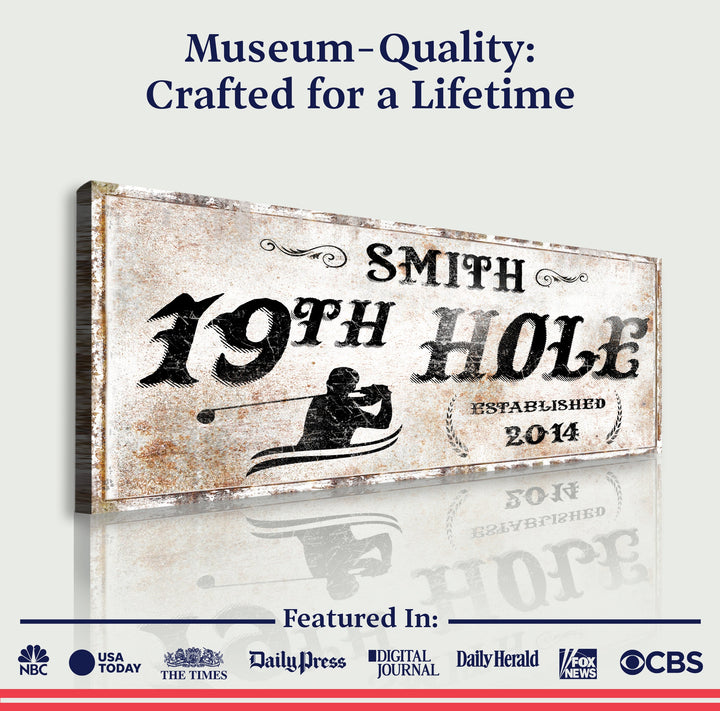 19th Hole Sign