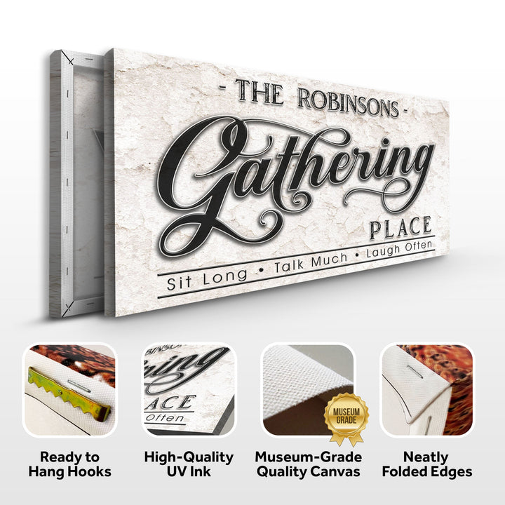 The Gathering Place Personalized Sign