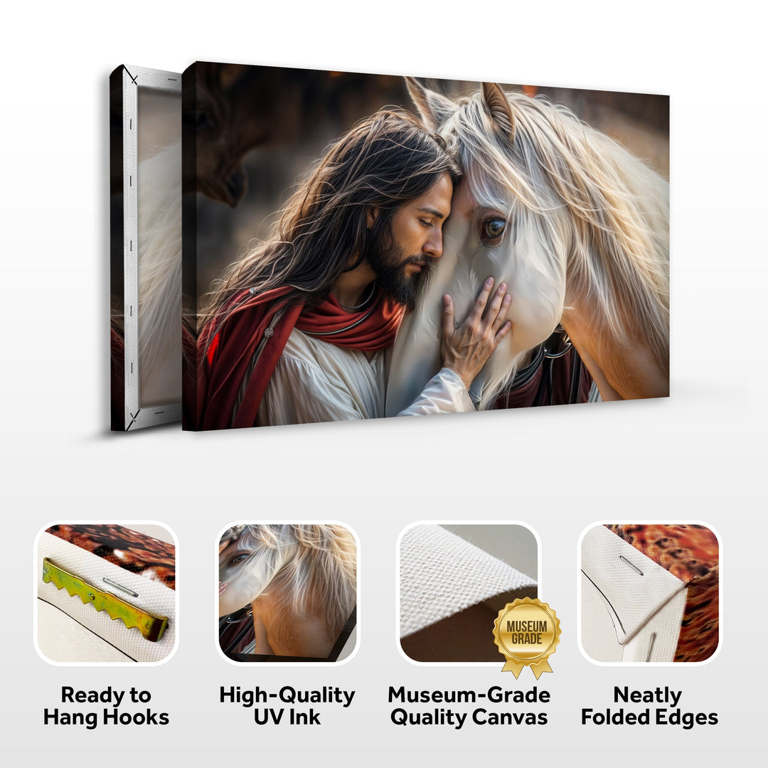 Jesus And Horse Faith Wall Art