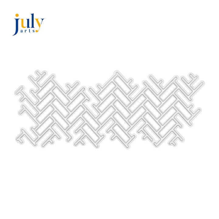 Basket Weave Scrapbooking Cutting Die by Wizardi QJ30
