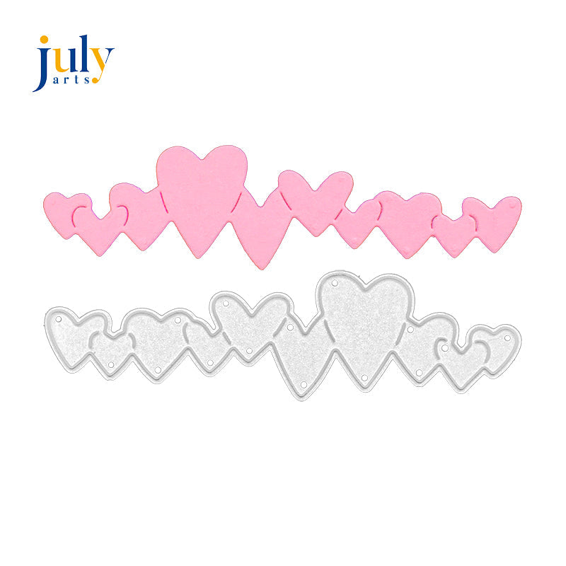 Heart Border Scrapbooking Cutting Die by Wizardi QJ53