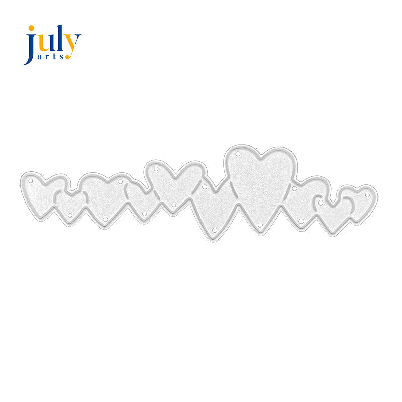 Heart Border Scrapbooking Cutting Die by Wizardi QJ53