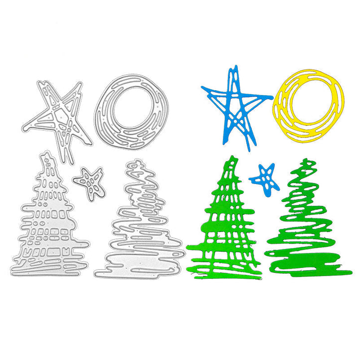 Trees Scrapbooking Cutting Die by Wizardi QJ111