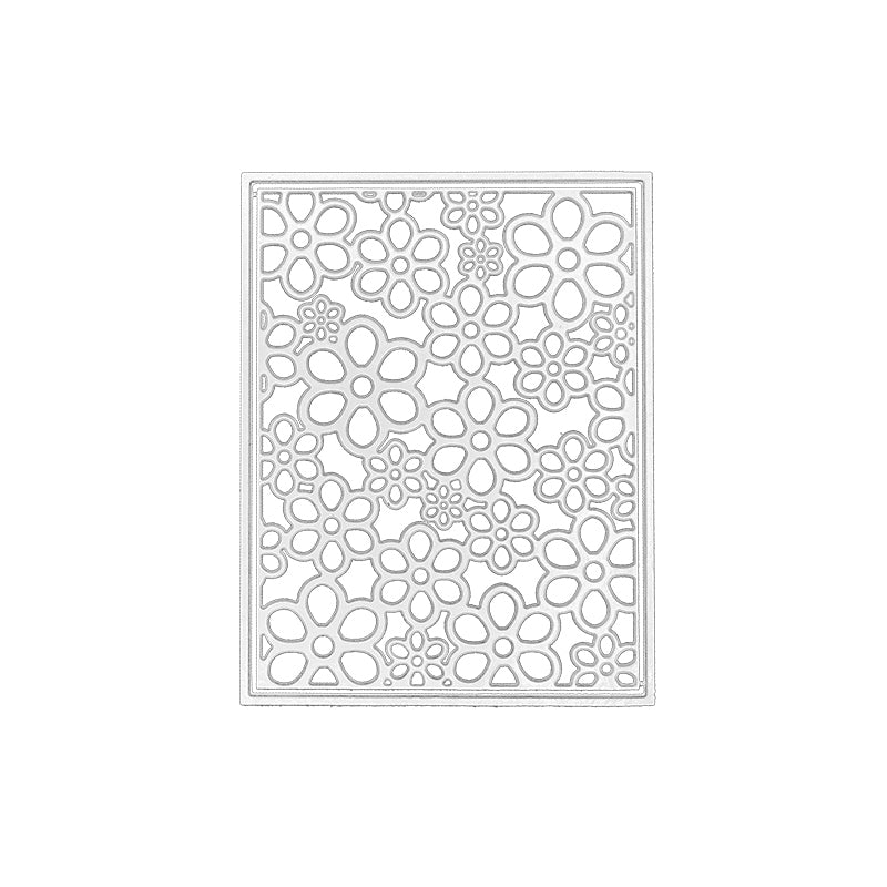 Floral Scrapbooking Cutting Die by Wizardi QJ82