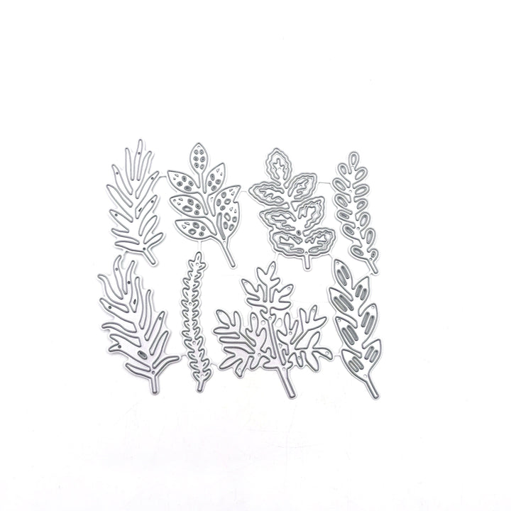 Leaves Scrapbooking Cutting Die by Wizardi QJ74