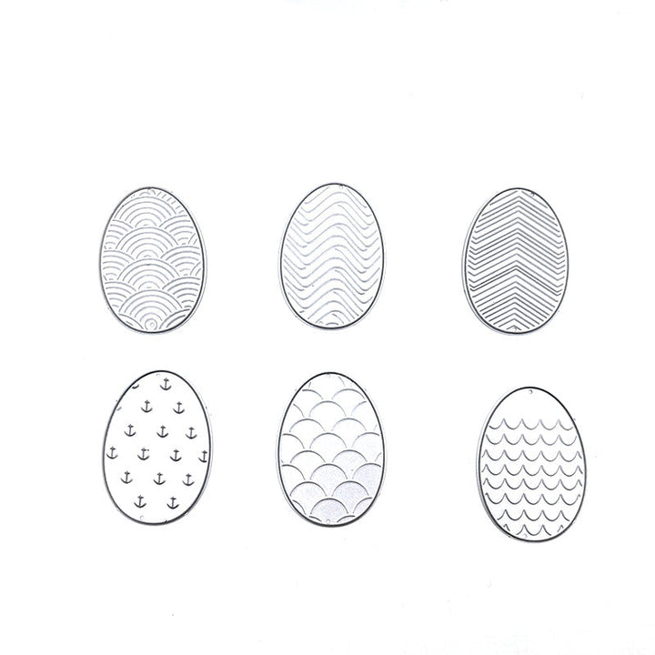 Easter Eggs Scrapbooking Cutting Die by Wizardi QJ116