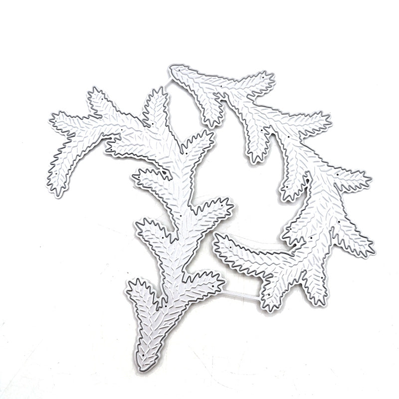 Pine Branch Scrapbooking Cutting Die by Wizardi QJ50