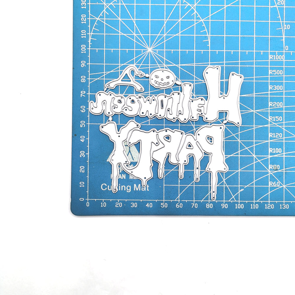 Halloween Party Scrapbooking Cutting Die by Wizardi QJ42