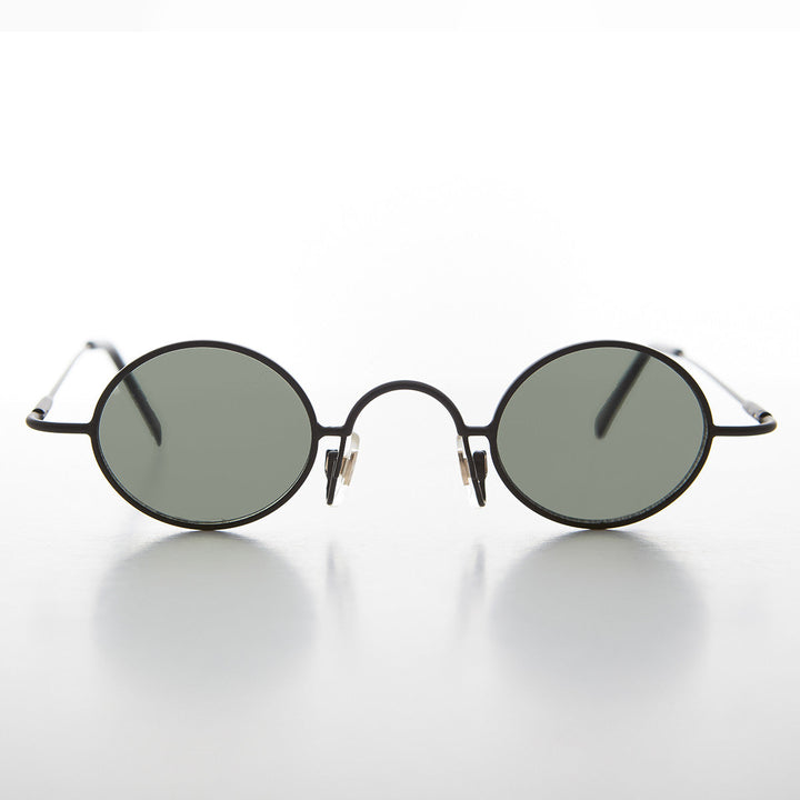 Micro Frame Oval Spectacle Vintage Sunglass - Joseph