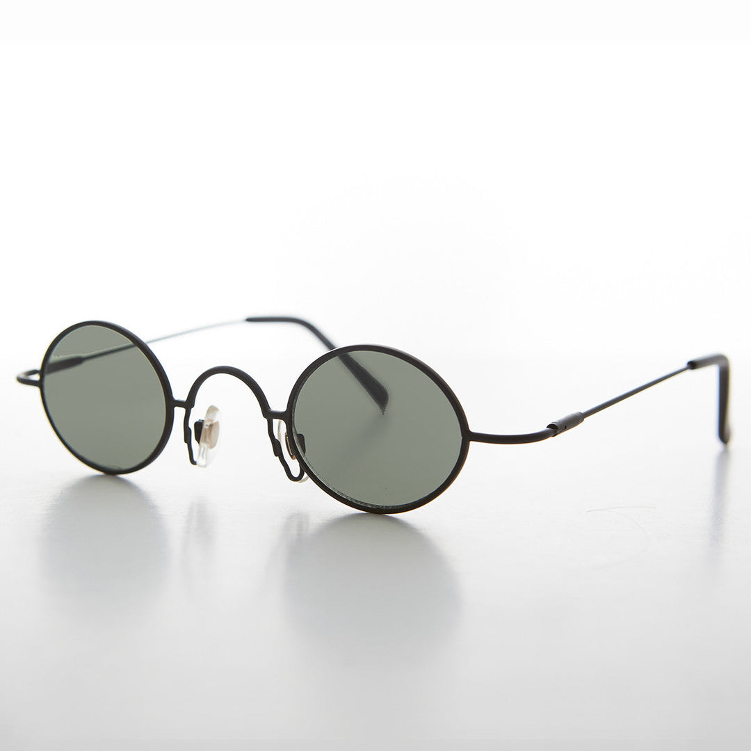 Micro Frame Oval Spectacle Vintage Sunglass - Joseph