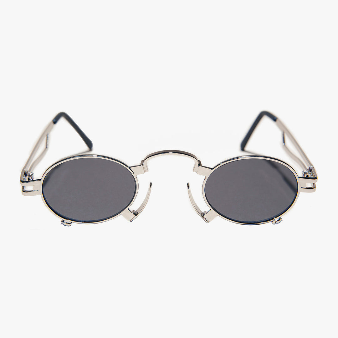 Ultimate Silver Steampunk Sunglass - Jules