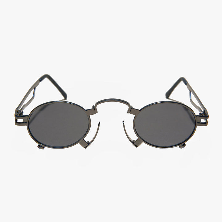 Ultimate Gunmetal Steampunk Sunglass - Jules