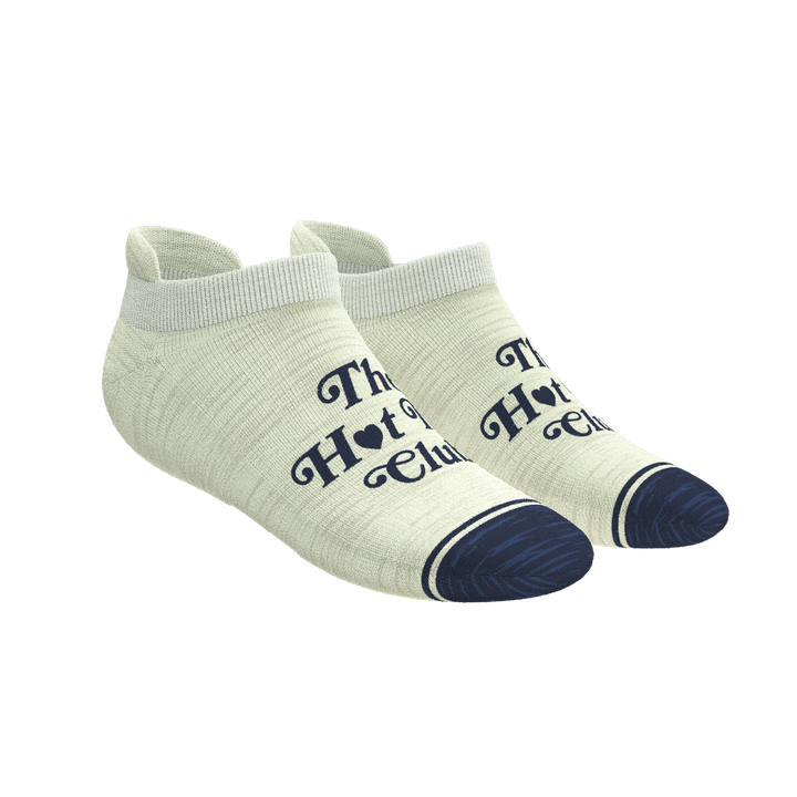 The Jet Set | Hot Tub Club Oatmeal Heel Hammock™ Ankle Socks