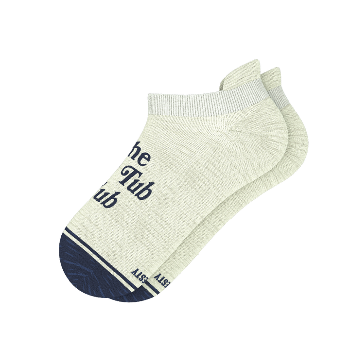 The Jet Set | Hot Tub Club Oatmeal Heel Hammock™ Ankle Socks