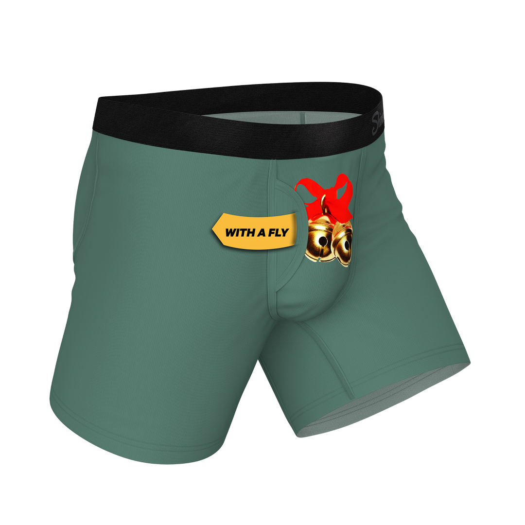 The Jingles | Christmas Bells Ball Hammock® Pouch Underwear With Fly