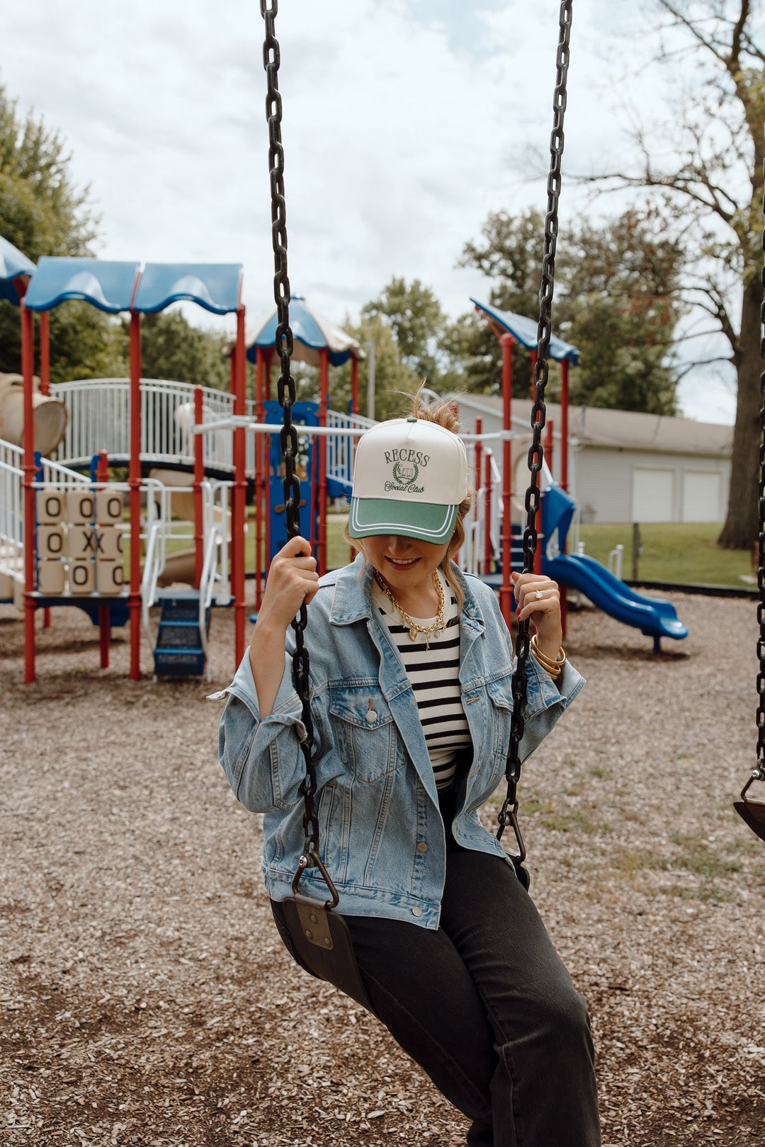 Recess Social Club - Green Vintage Trucker Hat