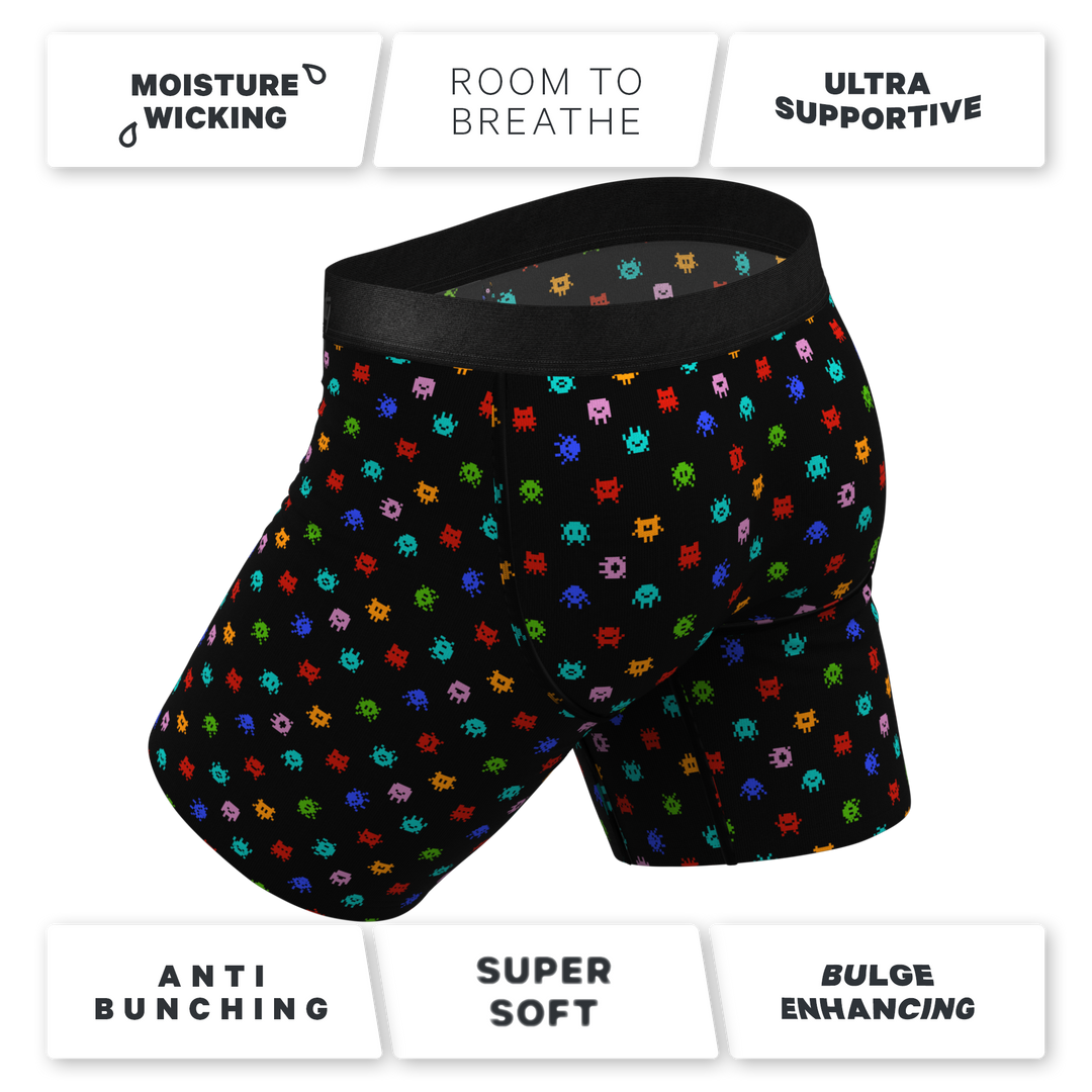 The Joystick | Video Game Long Leg Ball Hammock® Pouch Underwear With Fly