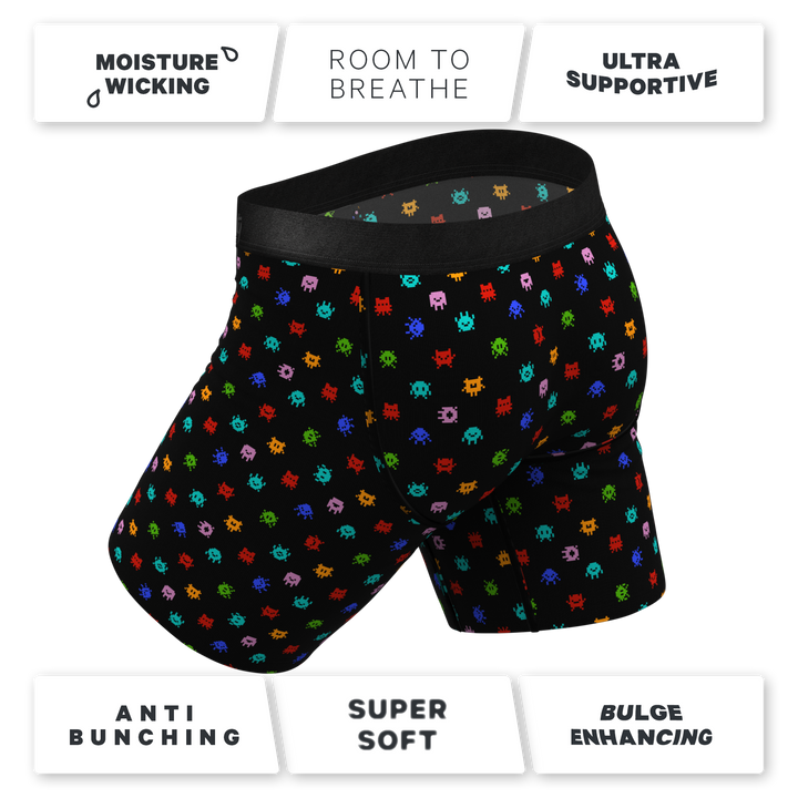 The Joystick | Video Game Long Leg Ball Hammock® Pouch Underwear With Fly