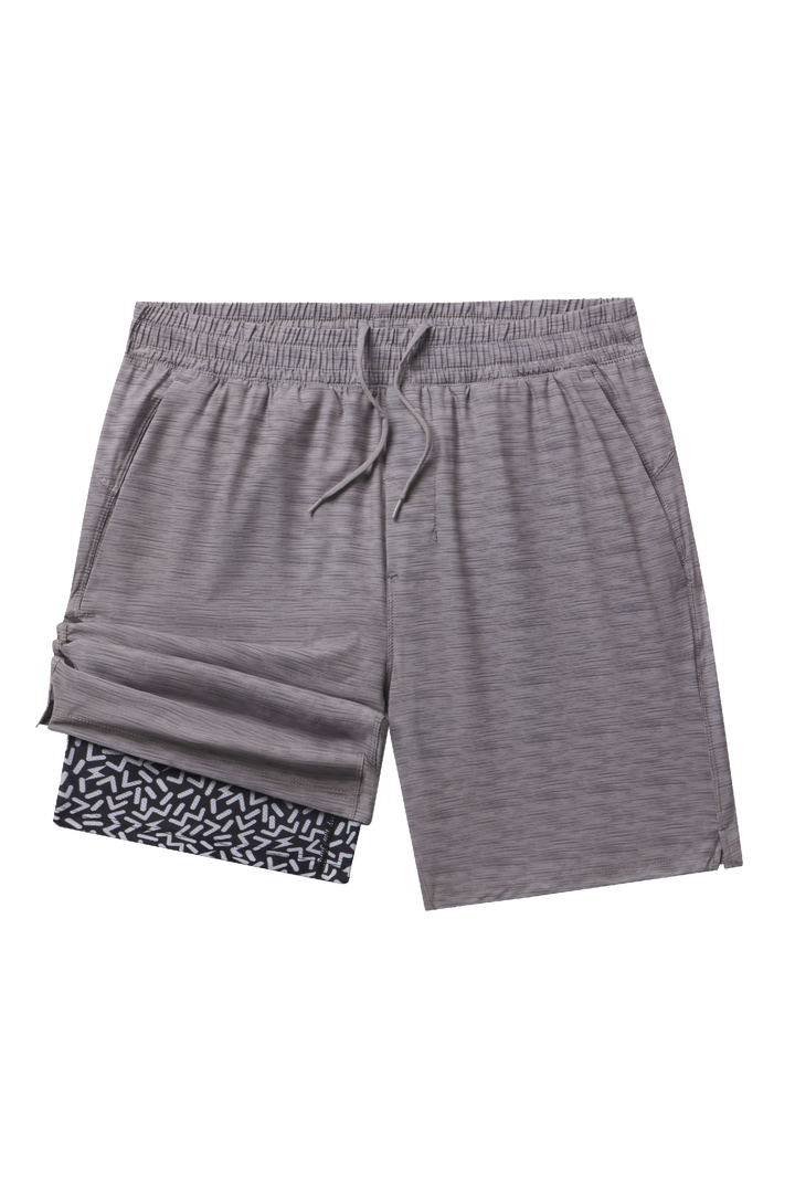 The Junk Trunks | Grey Ball Hammock® 7 Inch Athletic Shorts