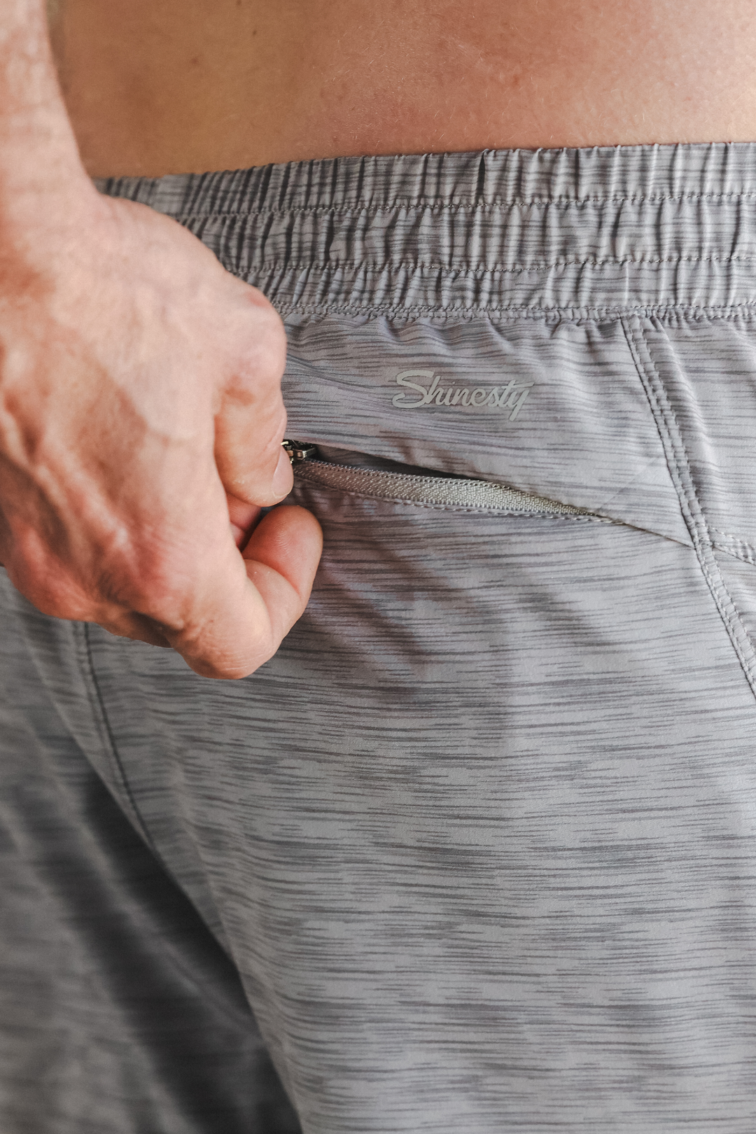 The Junk Trunks | Grey Ball Hammock® 7 Inch Athletic Shorts