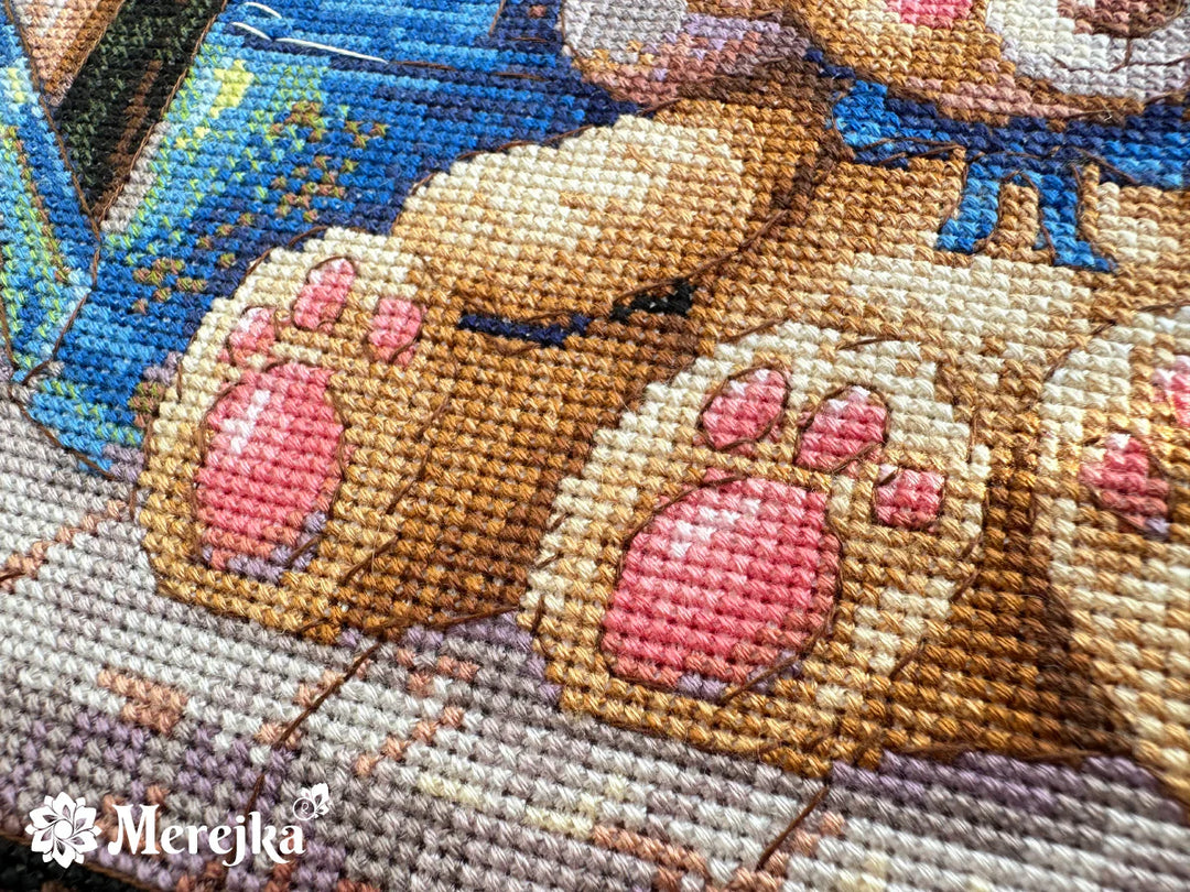 Garden Friends K-265 Counted Cross-Stitch Kit