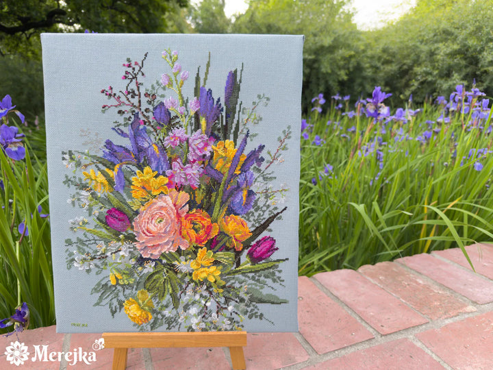 Garden Awakening K-271 Counted Cross-Stitch Kit