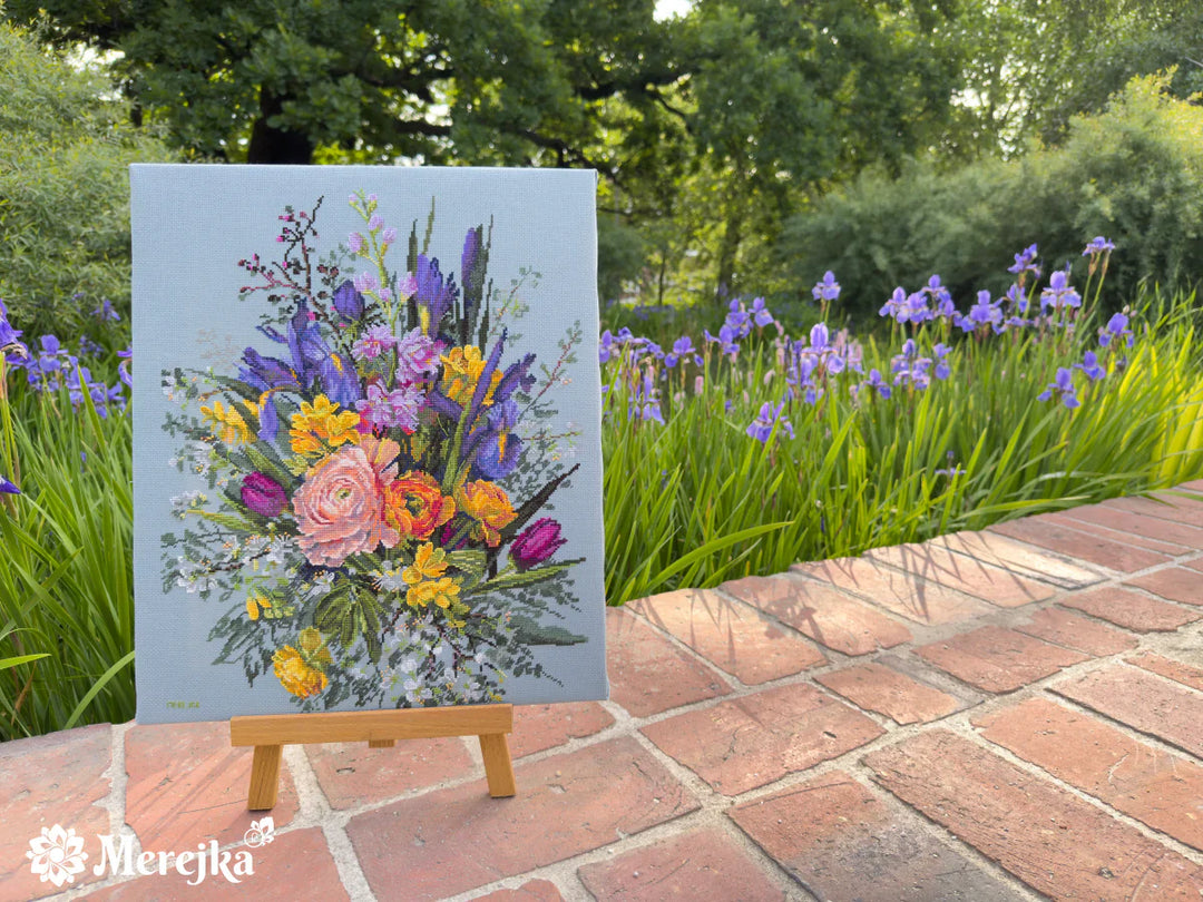 Garden Awakening K-271 Counted Cross-Stitch Kit