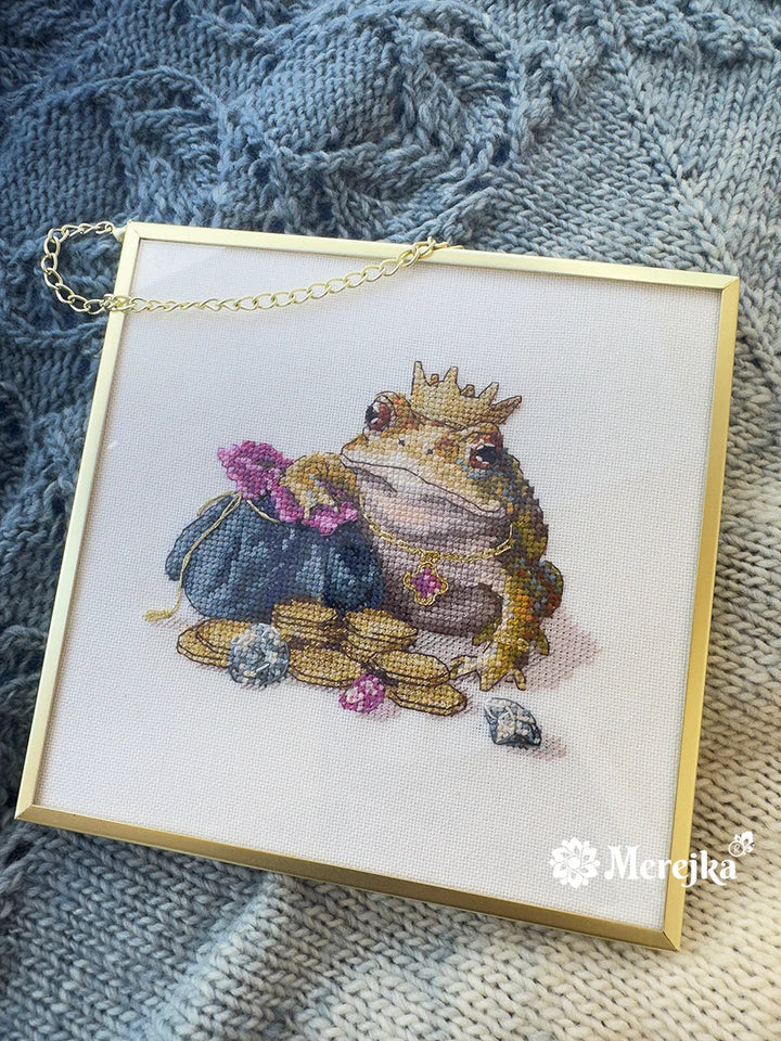 Golden Toad K-280A Counted Cross-Stitch Kit